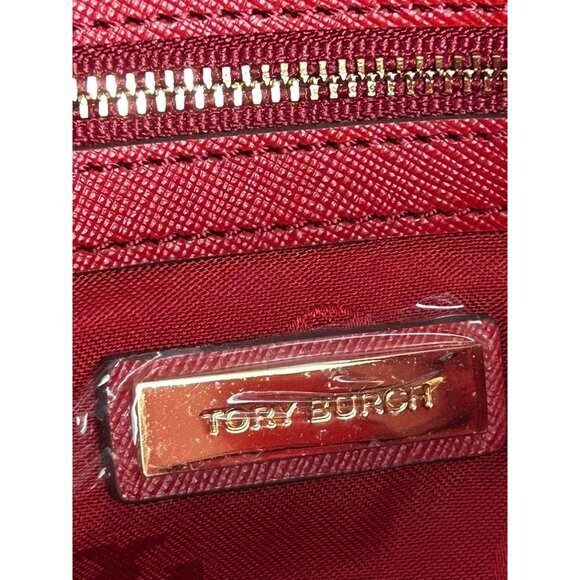 Tory Burch Saffiano Leather Robinson Double Zip Tote in Limited Edition Red - Ne - Picture 7 of 10